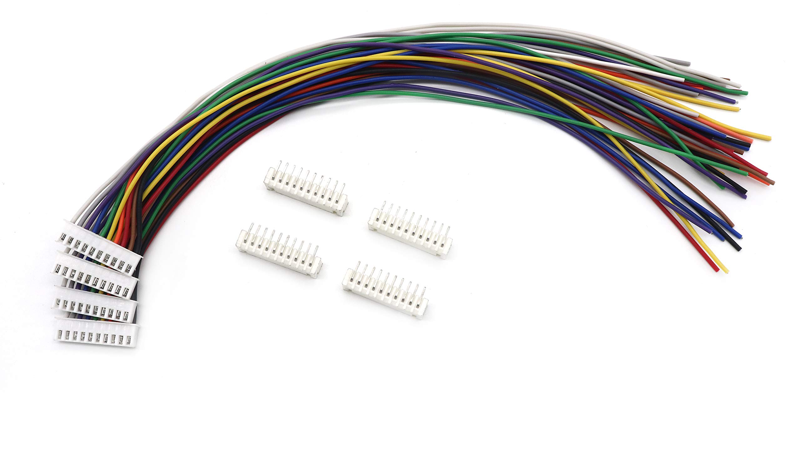 Electronic Spices (PAIR OF 5) 10Pin JST Connector Cable & 300mm Female Connector with Crimps (B08L9F25YP) Amazon Price History, Amazon Price Tracker