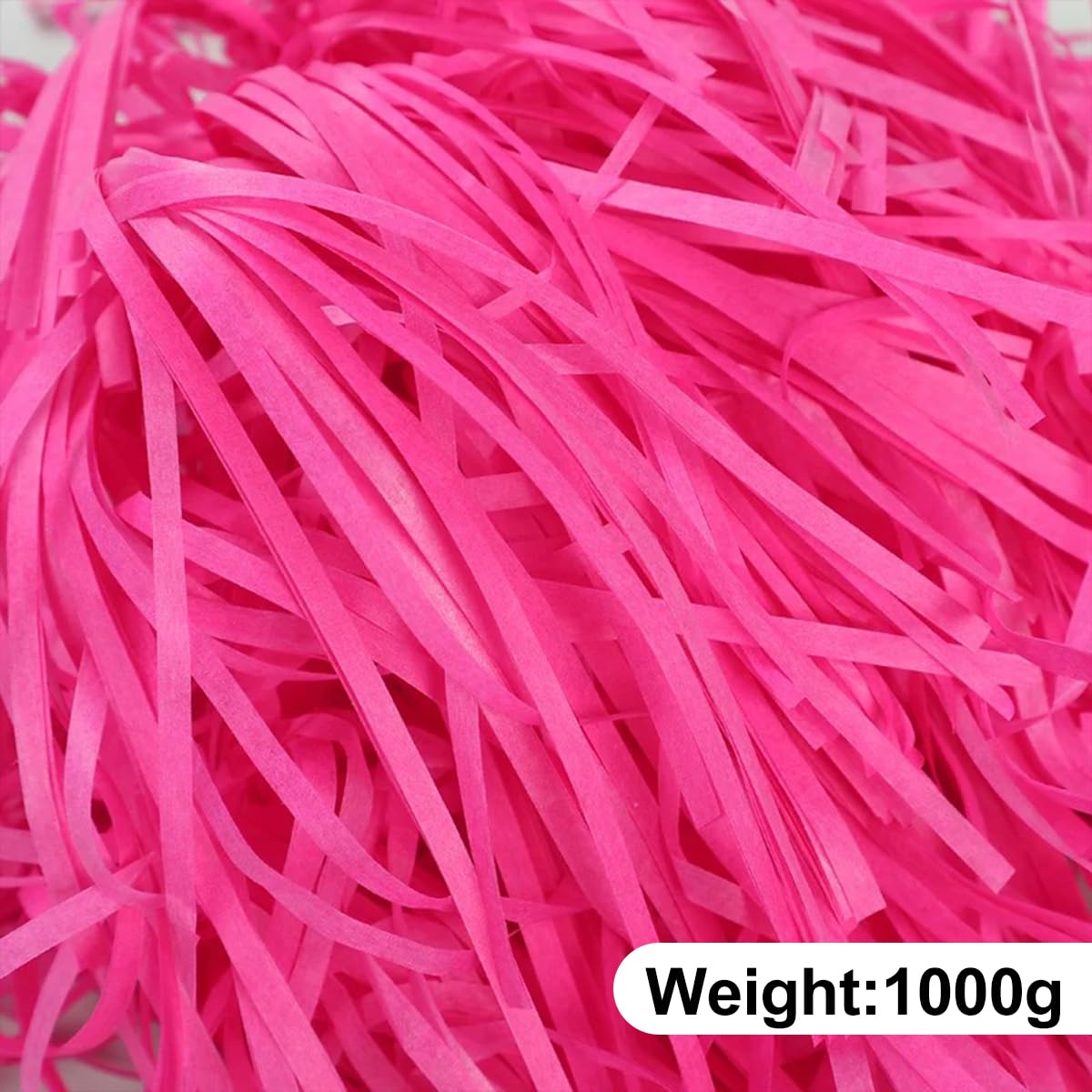 1Kg De Papier Cadeau Raphia, Matériau De Remplissage en Papier De Soie, Confettis Froissés Déchiquetés pour Boîte-Cadeau, Emballage Et Fournitures De Fête