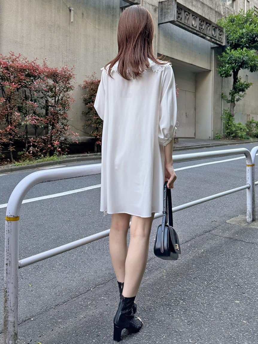 Amazon.co.jp: [スナイデル] エンブロイダリーラッフルミニワンピ