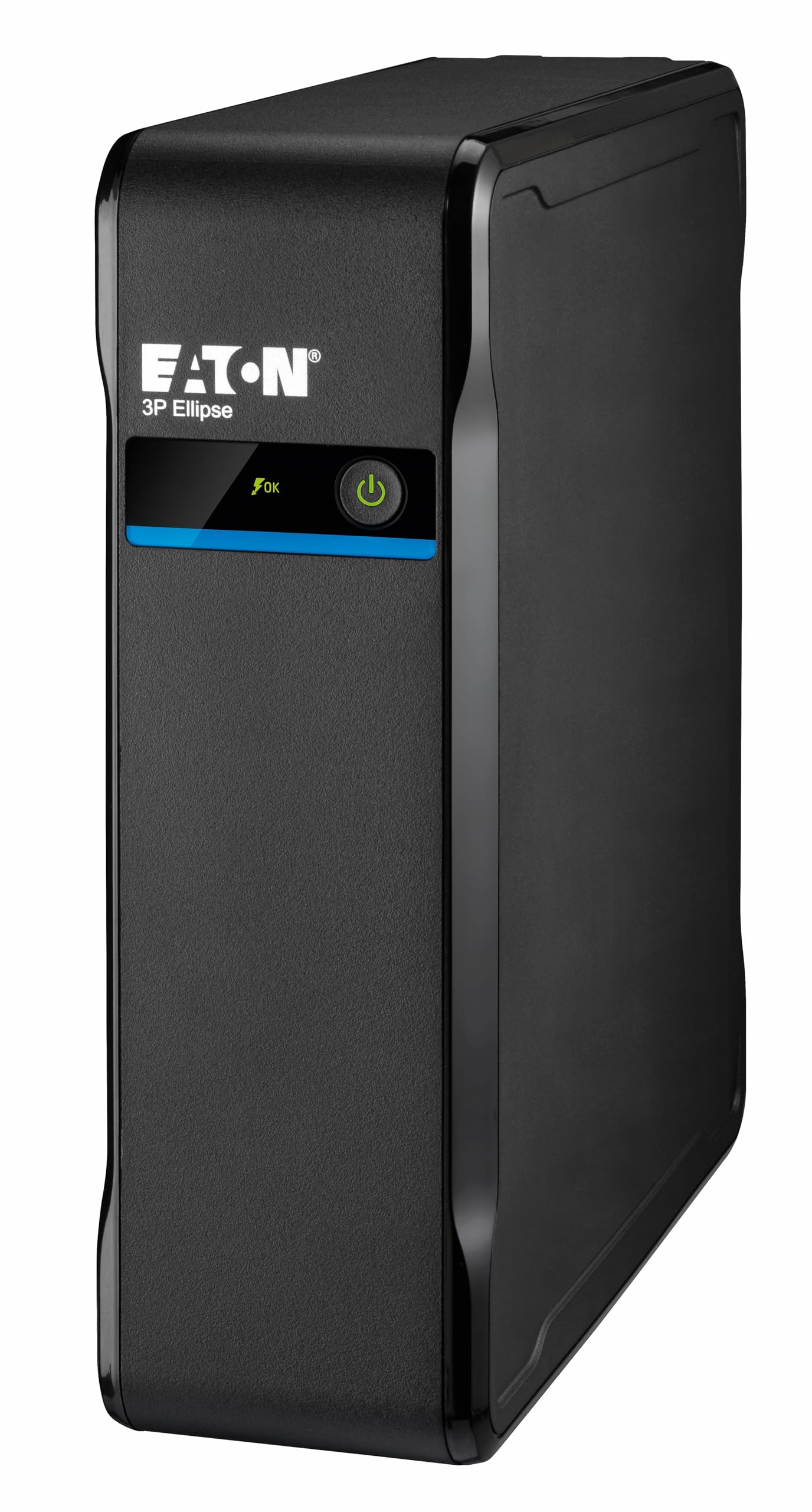 Eaton Série Ellipse – Onduleur 3P700F – 700VA/420W, 4 Prises FR, Protection Batterie + surtension, Design Compact et Silencieux, Protection Foudre, Noir (B0F9YRH8BK)