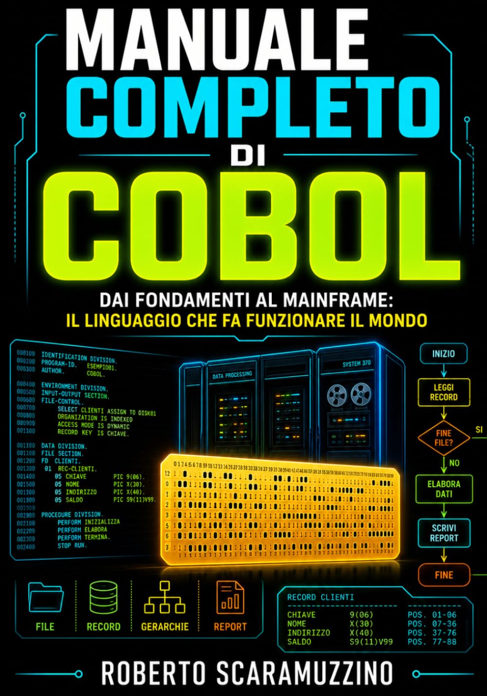 Manuale completo di COBOL: Dai fondamenti al mainframe: il linguaggio che fa funzionare il mondo (Programmazione)