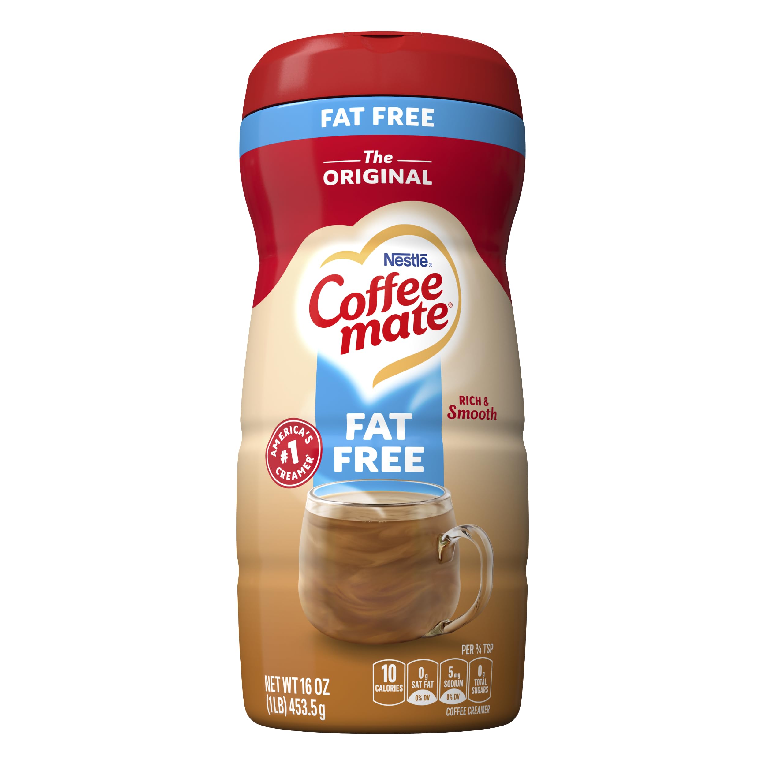 Nestle Fat Free The Original Coffee Mate Bottle, 453 g