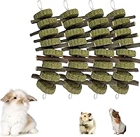 Vista 1 de kathson Juguetes masticables para conejos, dientes de conejo, palo de madera de manzana 100 % natural orgánico, mejora la salud de los roedores