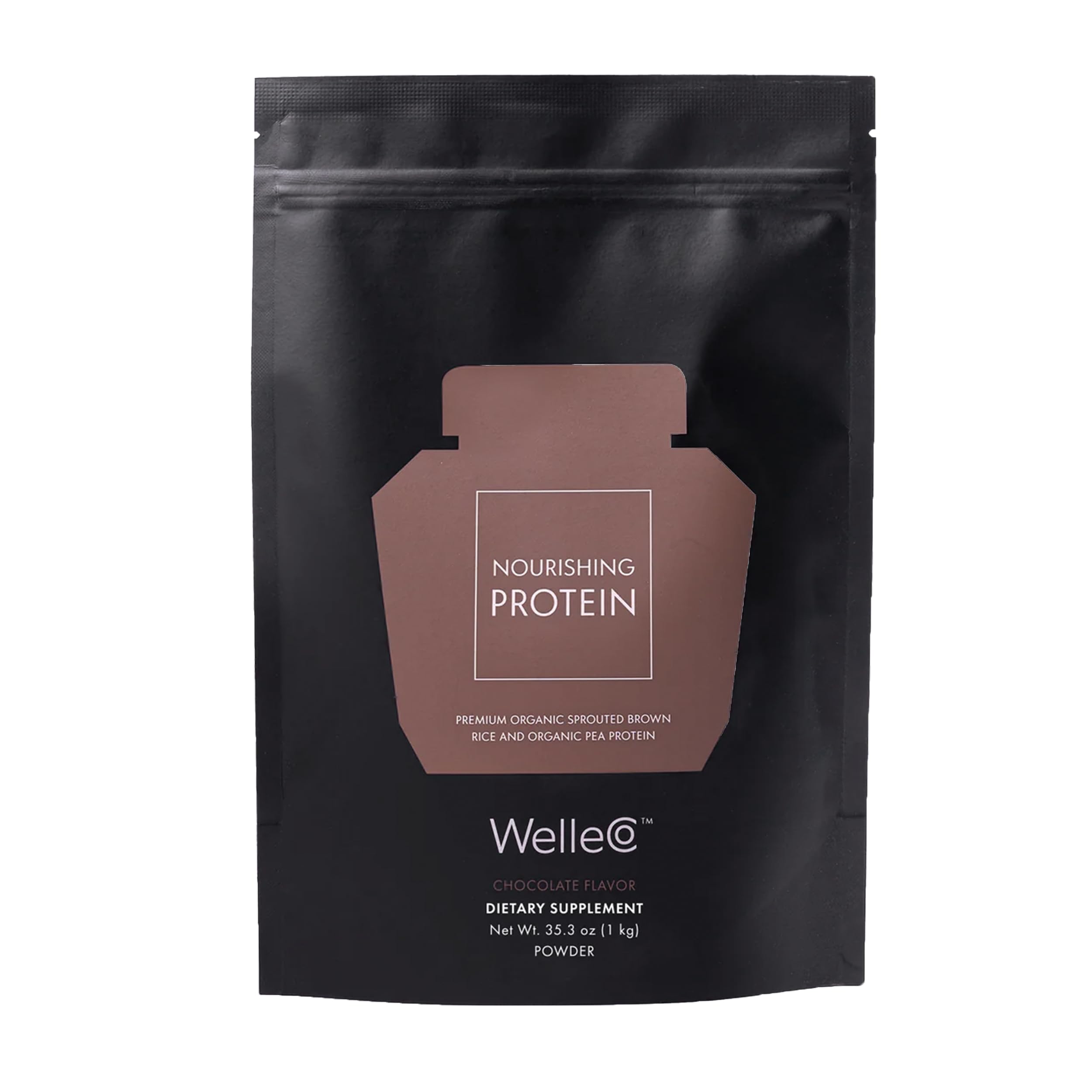 WelleCo Plant-Based Chocolate Protein Powder, Organic Brown Rice & Pea Blend, 16g Protein per Serving, Dairy-Free Supplement for Energy, Recovery & Daily Nutrition, 10.5 oz — Amazon image 10