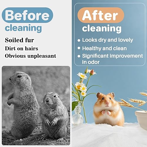 Miniatura 6 de Sukh 14 OZ Baño de Arena para Hámster - Arena Fina Blanca para Hámster, Arena de Sílice para Reptiles, Escondite para Jerbos para Hámsteres,