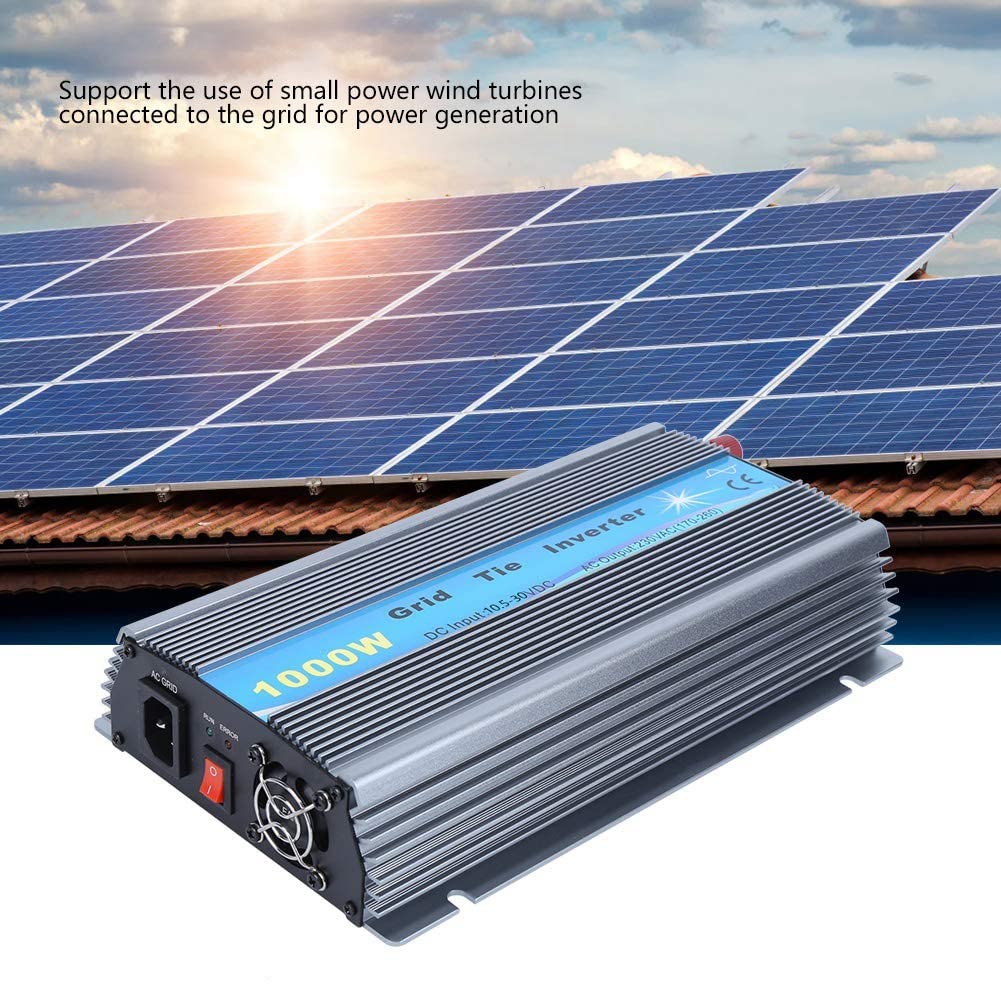 Micro-onduleur, 1000W entrée 10.5-30V Sortie 230V onduleur réseau, Petit équipement Solaire connecté au réseau