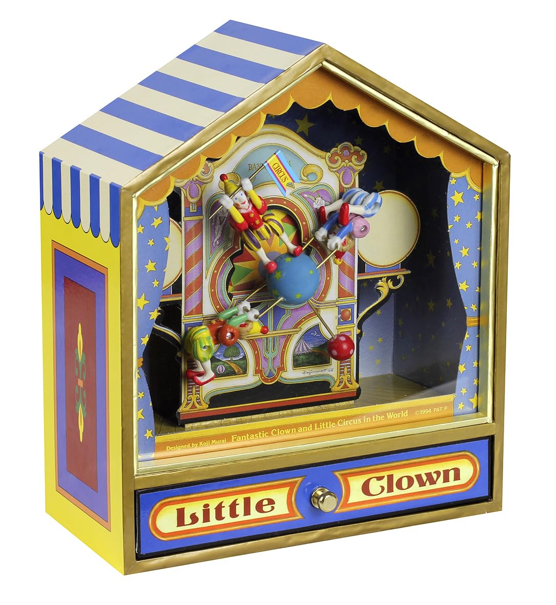 Trousselier Dancing with Music Tightrope Walker Clowns Figure