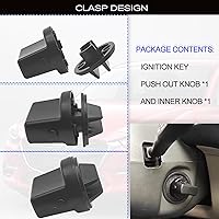 Vista 4 de Pomo de encendido para llave de encendido compatible con Mazda CX-9 2007-2015 2006-2007 Mazda 6 2007-2011 CX7 Reemplaza# D461-66-141A-02 D6Y1-76-142