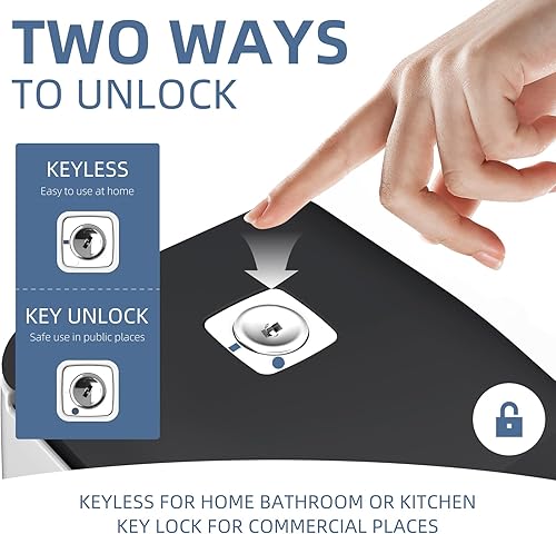 Miniatura 3 de Dispensador de jabón de pared de 28 onzas, dispensador de jabón de manos comercial para baño, gel líquido, dispensador de desinfectante de manos,