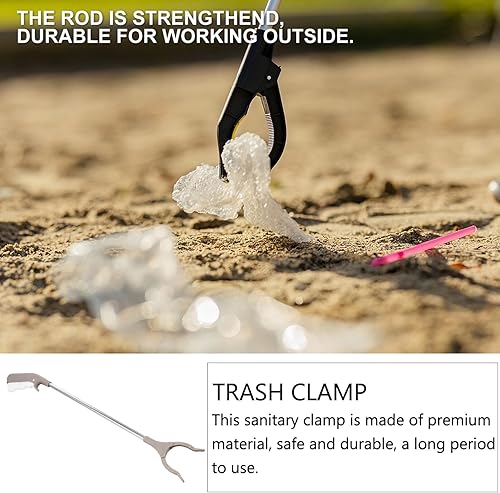 Miniatura 3 de Alipis 1 herramienta de agarre de alcance, accesorios de limpieza de basura, clip de basura, alcanzadores y agarradores ligeros para personas