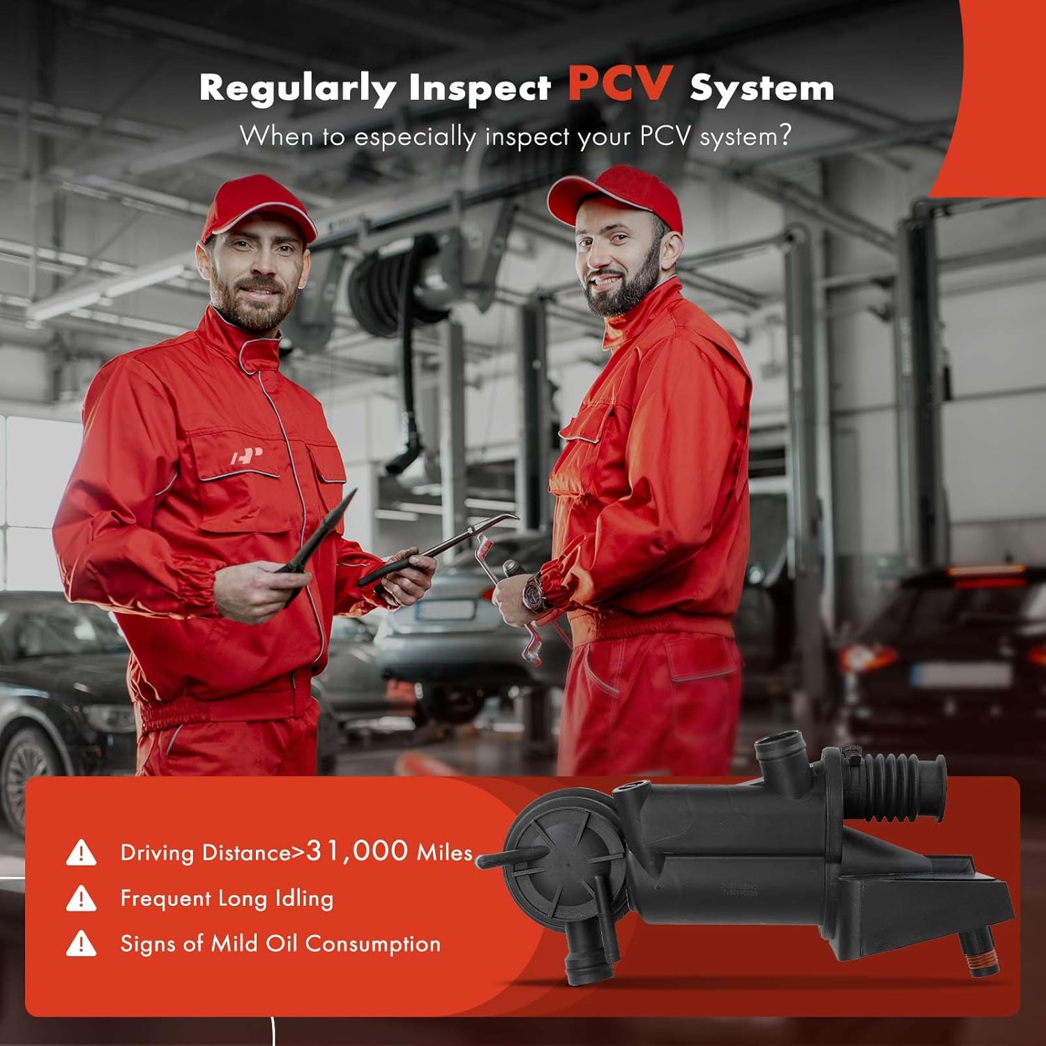 A-Premium Engine Crankcase Vent Valve Oil Separator Compatible with Porsche 911 1999 2000 2001, 3.4L