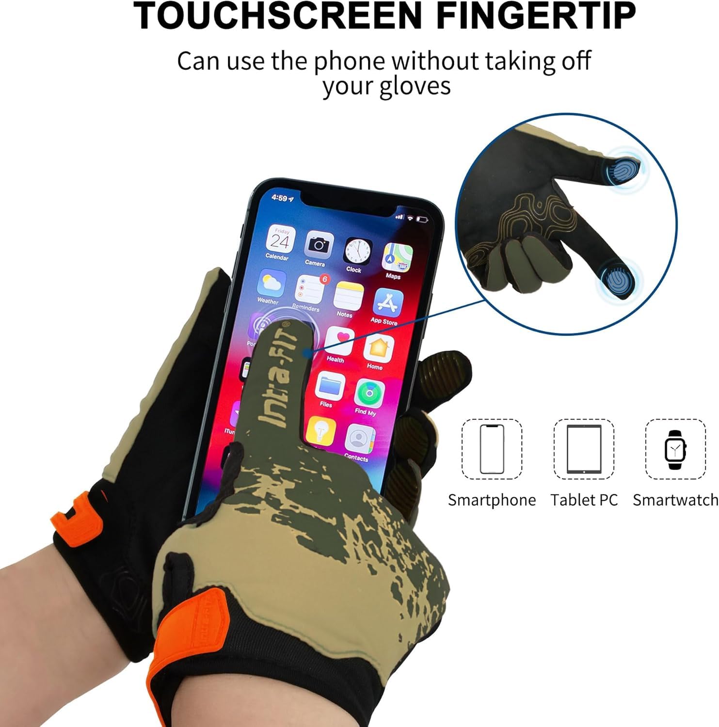 Guantes de ciclismo para hombre y mujer, para pantalla táctil, transpirables y ligeros, guantes de ciclismo de carretera para deportes al aire libre