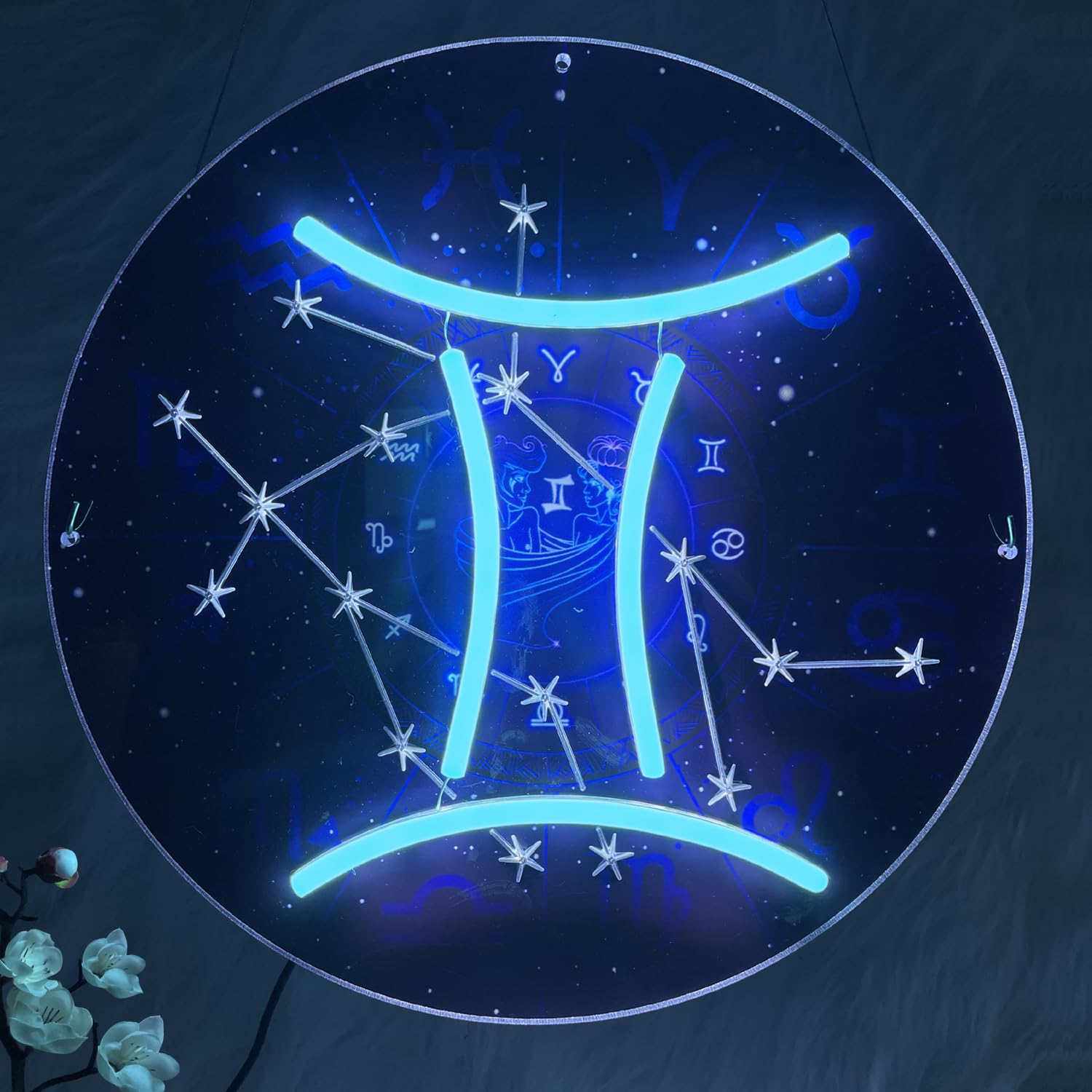 Amazon.com : xeayy Gemini ice blue NEOWELL 3D LED Constellation