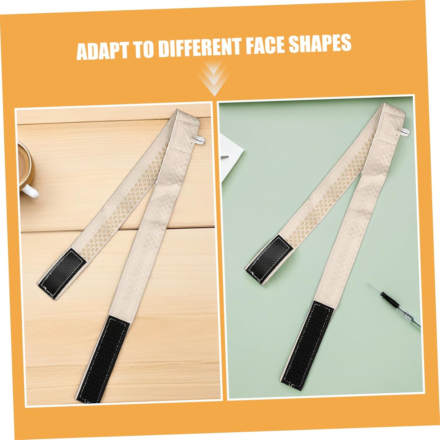 Ipetboom Post-Rhinoplasty Nose Surgery Glasses Holder Strap Skin Color Elastic Nose Guard Band for Septoplasty Eyeglass Support and Protect Eyewear