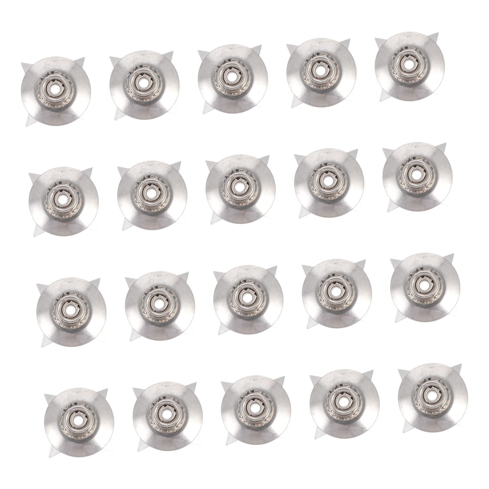 CIYODO 20pcs Stainless Steel Grounding Cable Buckle Static Buckle Practical for Electronic Maintenance