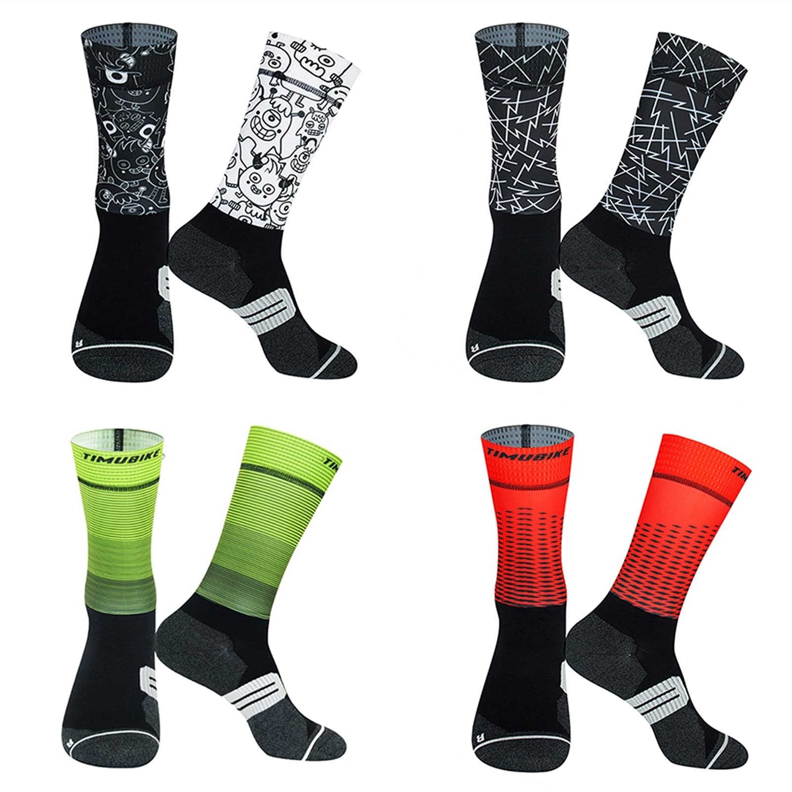Antideslizante profesional calcetines de bicicleta de bicicleta de compresión de bicicleta calcetines deportivos hombres y mujeres calcetines deportivos calcetines de ciclismo de carreras calcetines d