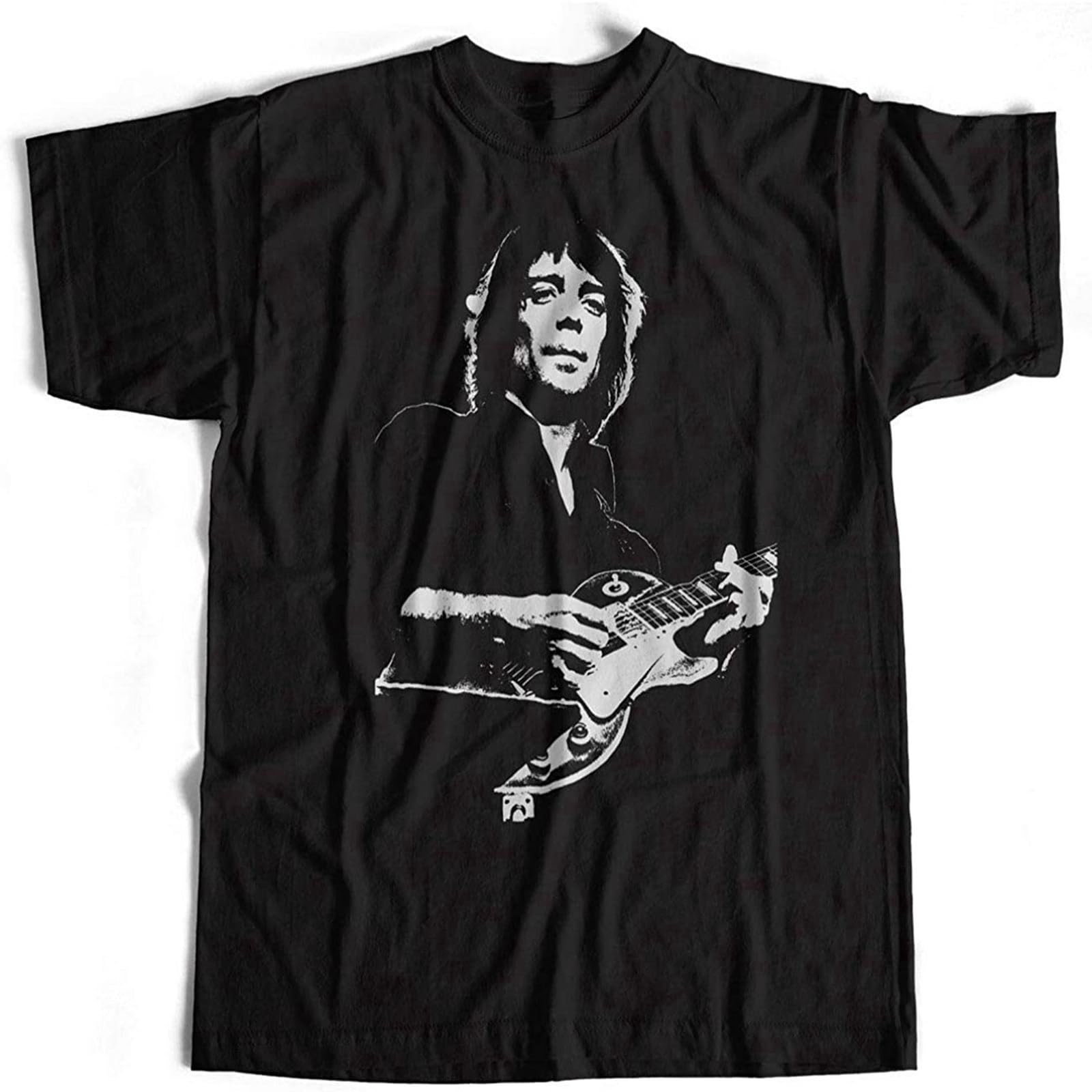 Steve Hackett Men T Shirt - On Stage Picture Old Skool S Genesis Prog Rock Size 3XL Black