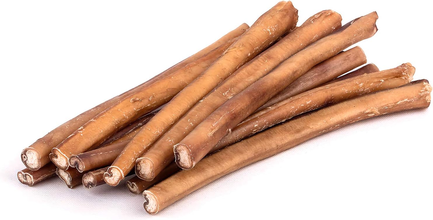 Kopo Dog Bully Sticks 12 inch - Regular Size, (12 Pack + 1 Extra) - Chew Sticks - 100% All Natural Beef Pizzle, One Ingredient Treats - More Protein Than Collagen Sticks - Long Lasting Dog Treats