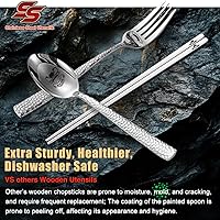 Vista 4 de shiningsoul Ceramic Anime Style Straw Hat Ramen Bowl Set, Hammered Stainless Steel Fork & Spoon, Good ideal Gift Anime Merchandise for OP