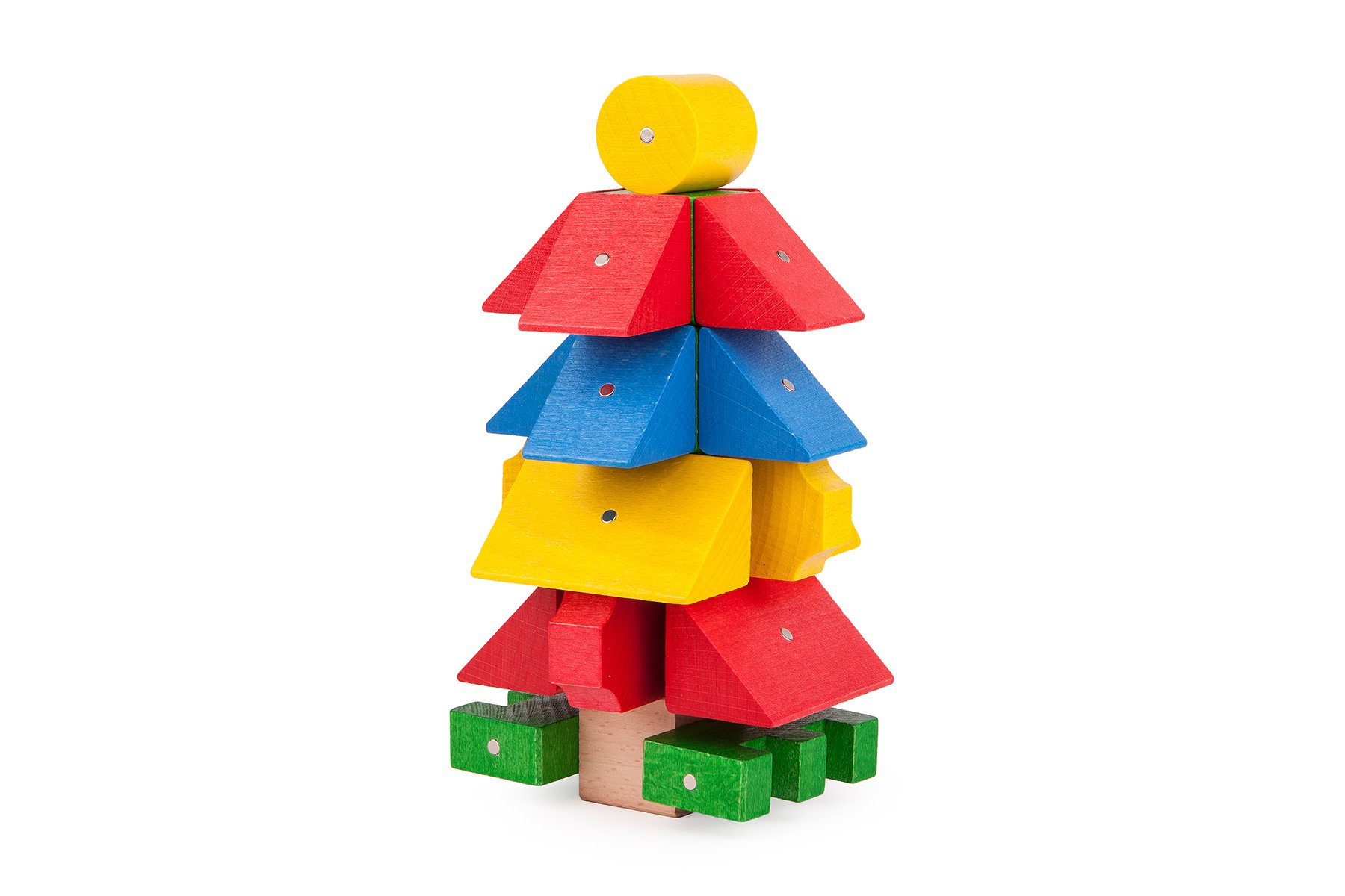 K4030 C Blocchi magnetici in Legno, Multicolore