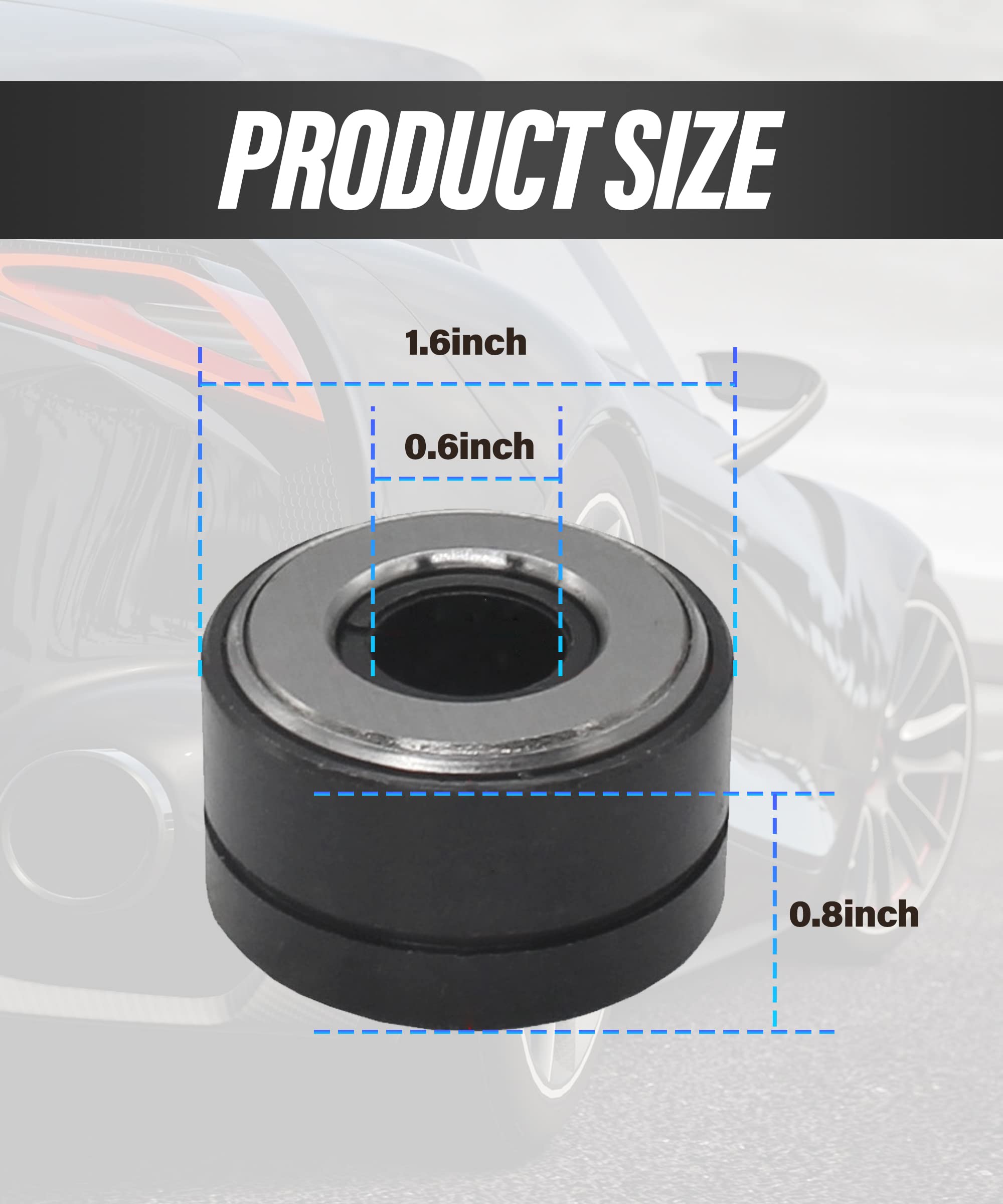 Lisle Tools Grey Pneumatic 2617 Stud Installer 3/4 In Size For Installing Wheel Studs Lug Studs