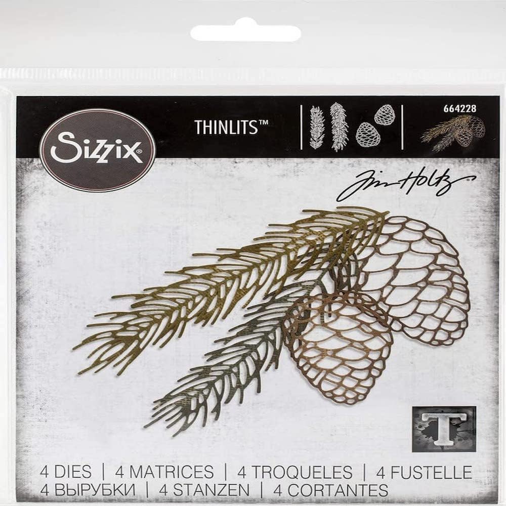 Tim Holtz - Sizzix SIZZIX THINLITS Dies BRNCH, Pine Branch