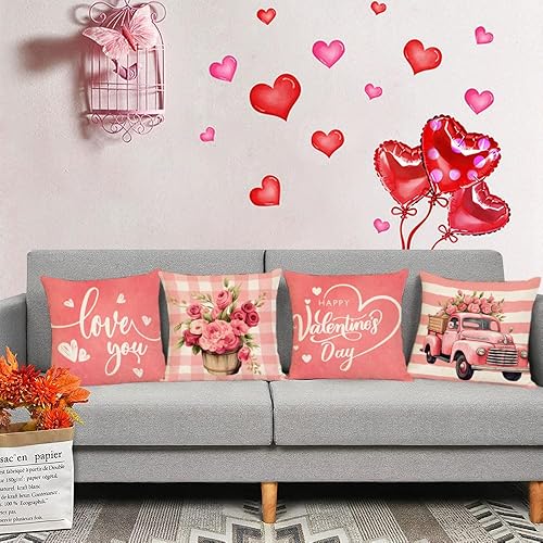 Miniatura 4 de Juego de 4 fundas de almohada para el día de San Patricio de 16 x 16 pulgadas fundas de almohada para el día de San Patricio trébol de la suerte