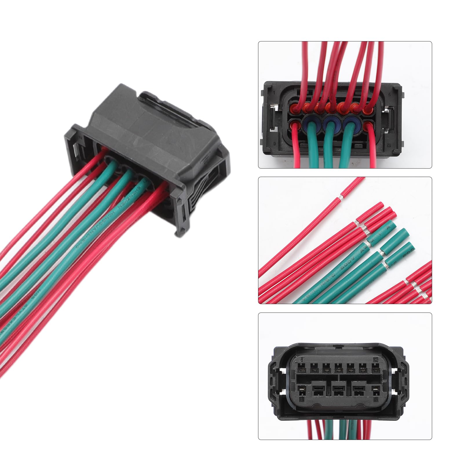 Beler 12 Pin Faro Enchufe Arnés De Cableado Conector De Coleta Apto