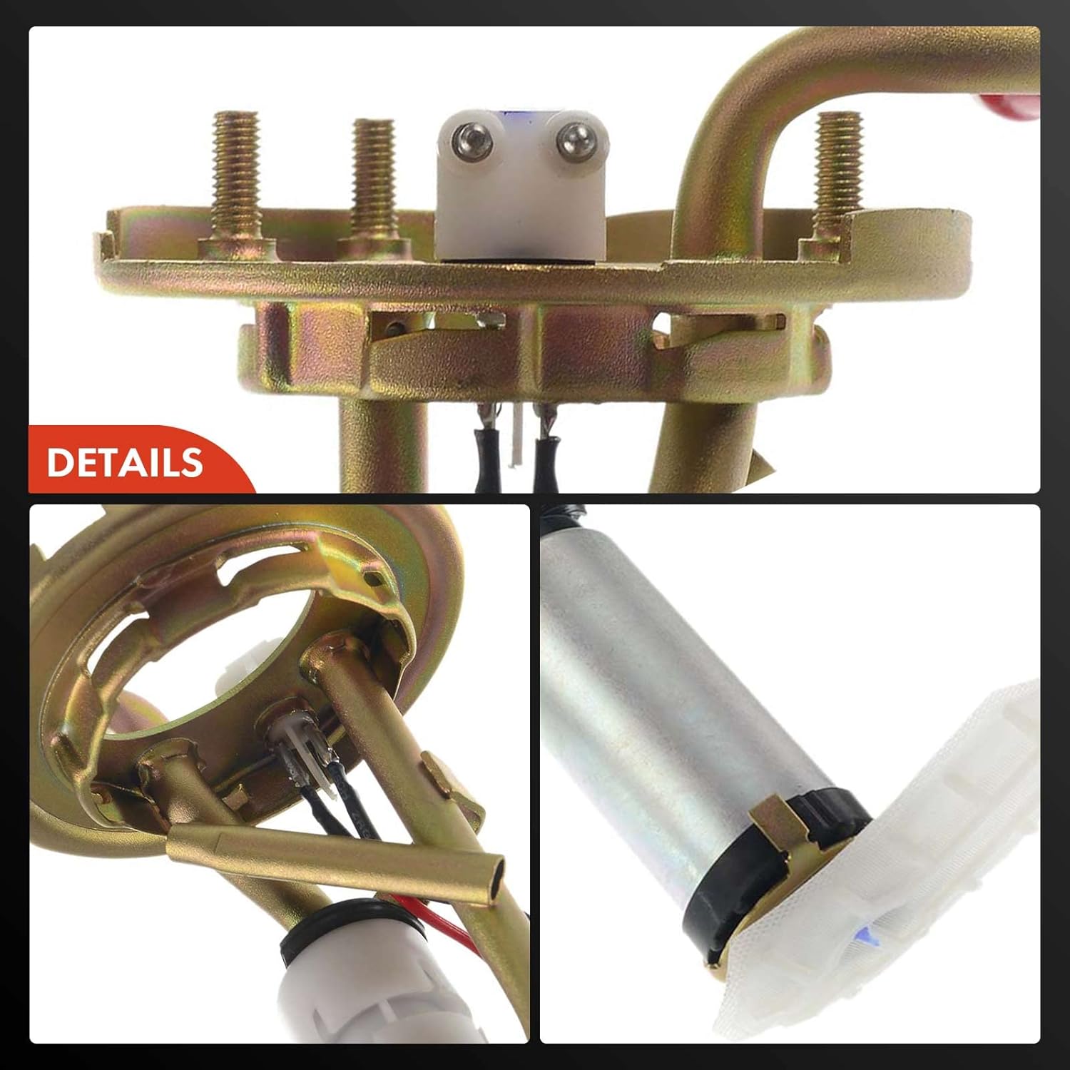 A-Premium Electric Fuel Pump Assembly with Sending Unit Compatible with BMW 318i, 325, 325i, 325is, 325iX, 1988 1989 1990 1991 1992 1993, 1.8L 2.5L 2.7L, Replace# 16141179992