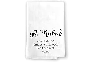 Funny Novelty Bath Hand Towels: Unisex Restroom Bathroom Decor