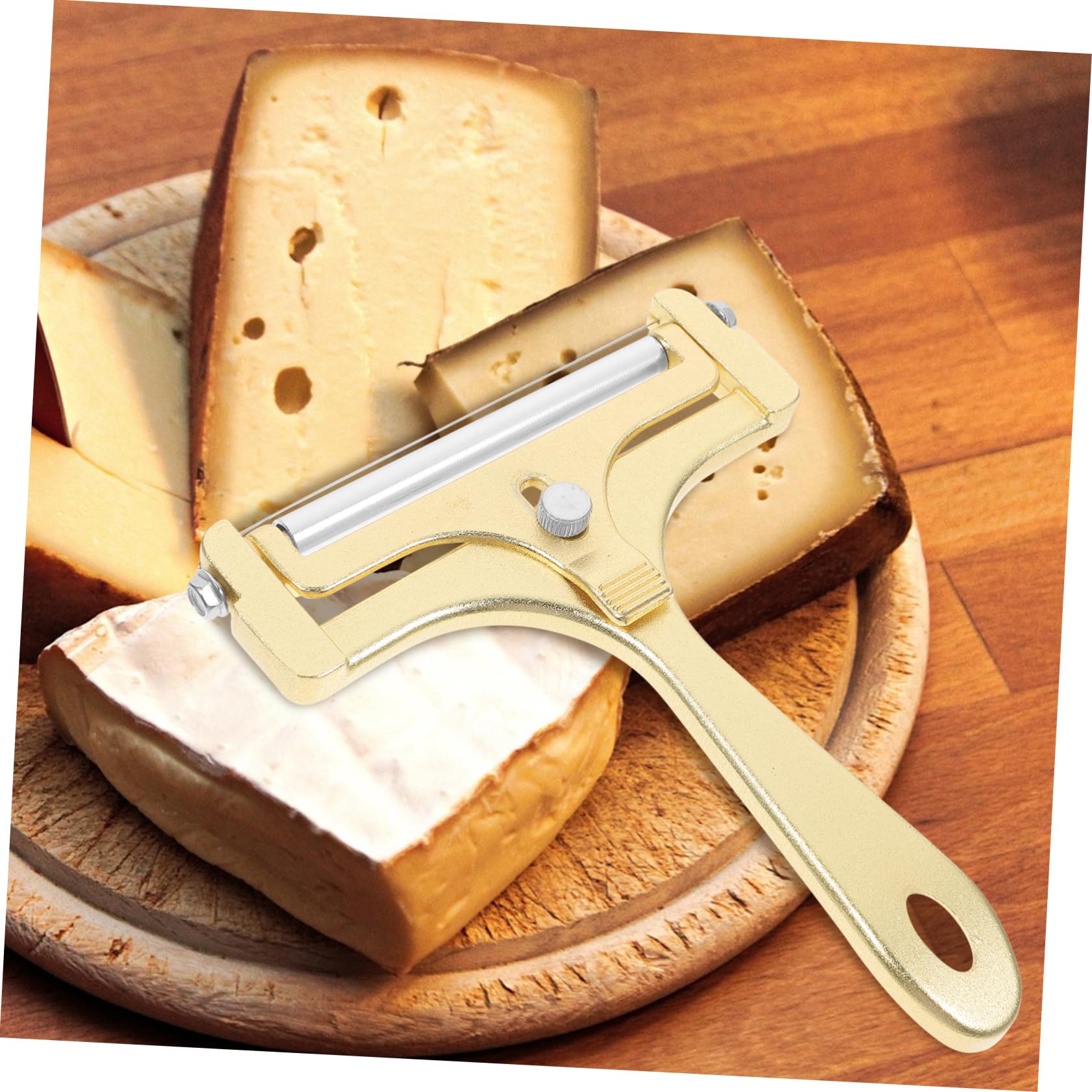 Ciieeo Wire Cheese Cutter Handheld Cheese Slicer Kitchen Supply Versatile Butter