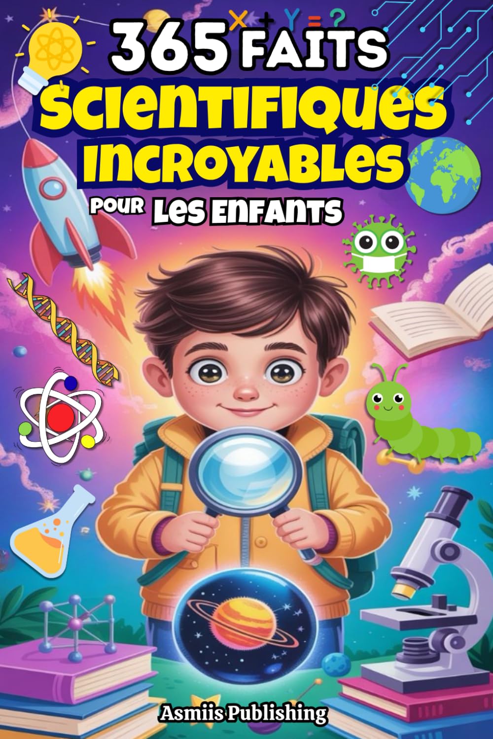 365 Faits Scientifiques Incroyables Pour Les Enfants: Découvrez Des Faits Amusants sur L’espace, Les Animaux, La Terre, La Technologie et Bien Plus ... Curieux, avec Des Illustrations Ludiques