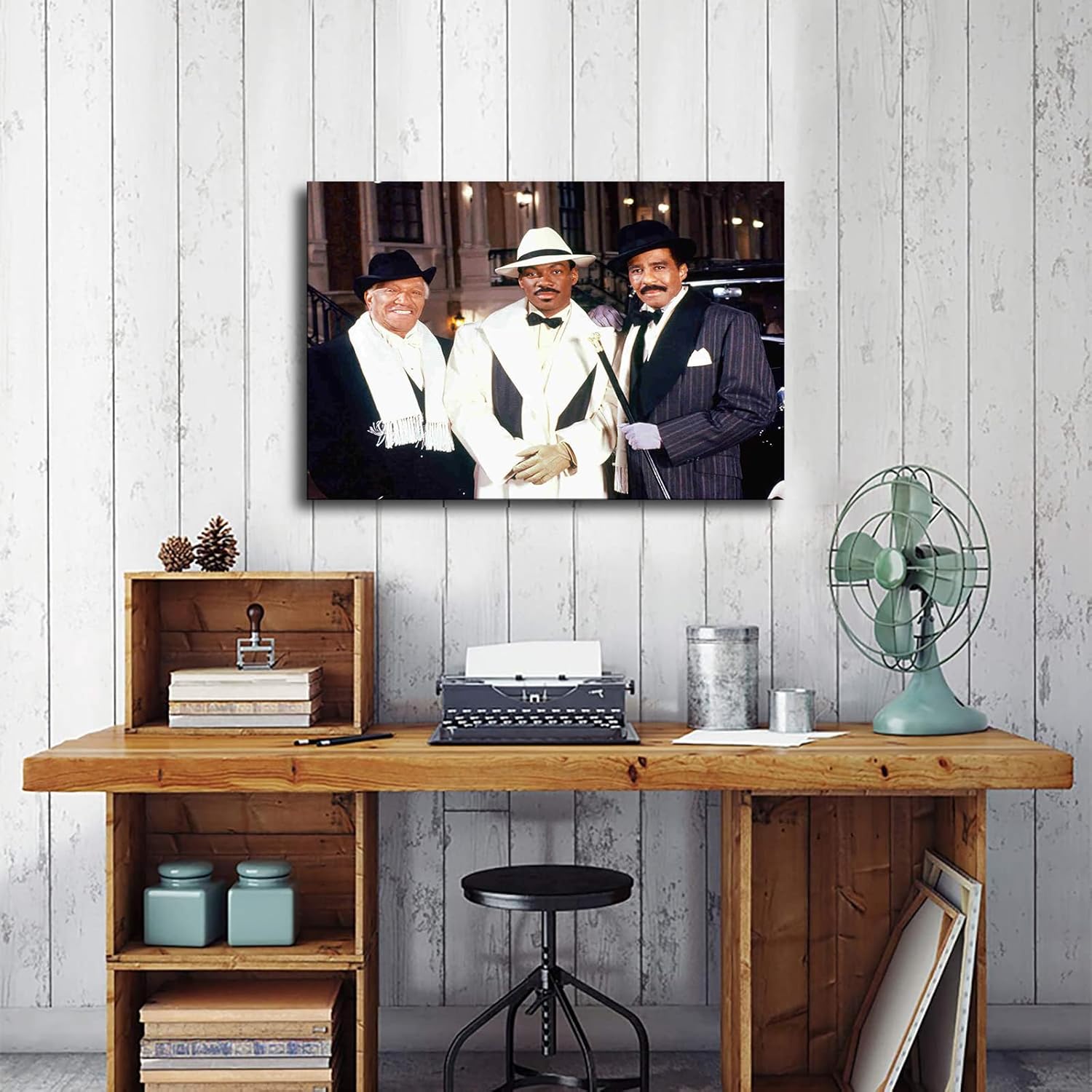 Harlem Night Eddie Murphy Red Fox Richard Pryor Comedy Legend Poster Home Decor Canvas Painting HD Picture Bedroom Living Room Decor Wall Art Frameless and Framed (16×24inch,Framed)