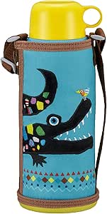 タイガー魔法瓶(TIGER) タイガー 水筒 800ml 直飲み コップ 付 2WAY ステンレス ボトル ポーチ付き サハラ コロボックル ワニ MBR-C08GAW