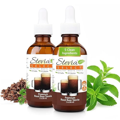 Miniatura 21 de Stevia Select Extracto Puro de Stevia de Coco – Edulcorante sin calorías – Extracto de stevia líquido totalmente natural – Líquido de azúcar Keto