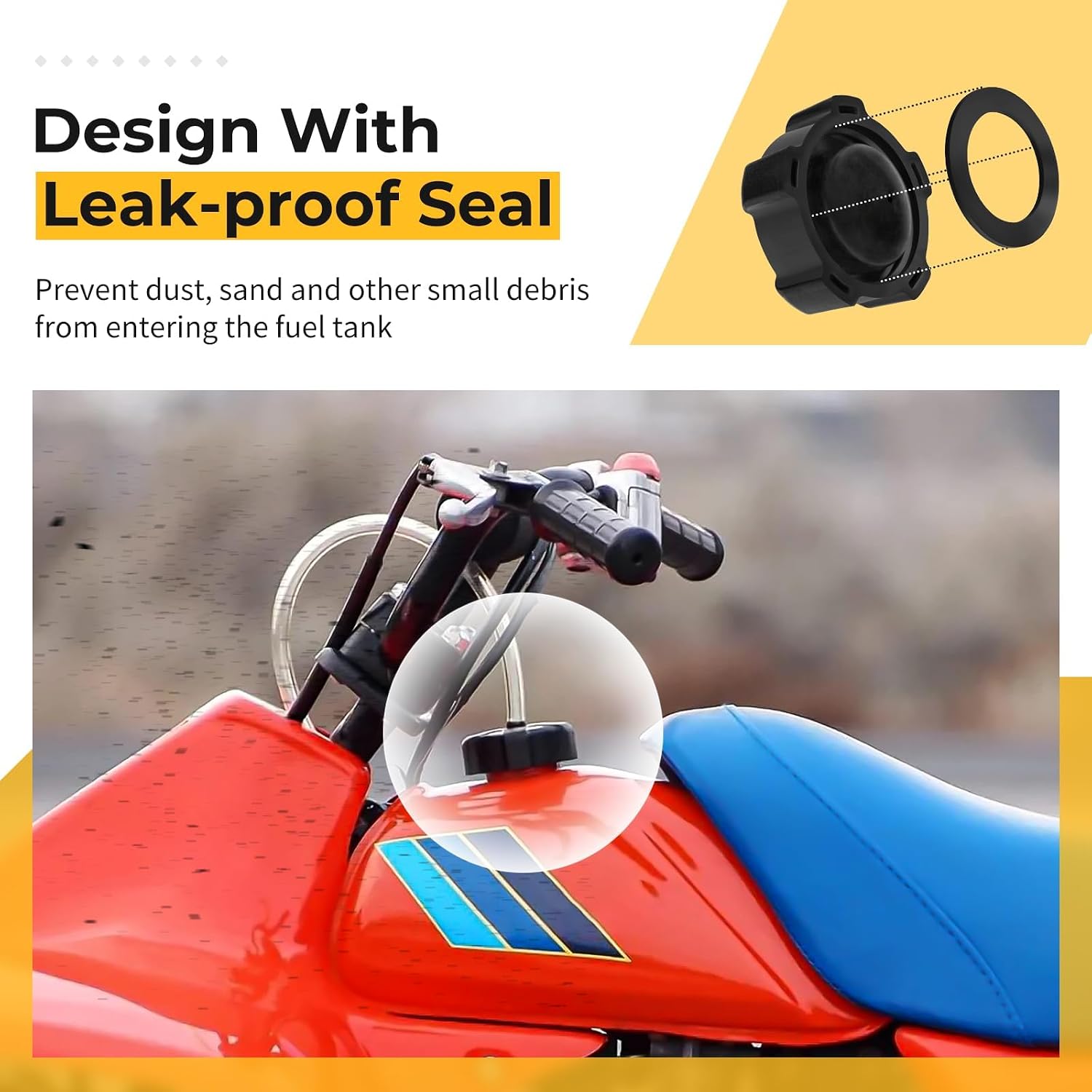 M MATI Fuel Cap Gas Cap for Suzuki LT50 QuadRunner 50 ALT50 1983 1984 1985 1986 1987 44200-04610 44211-04600 44248-04600