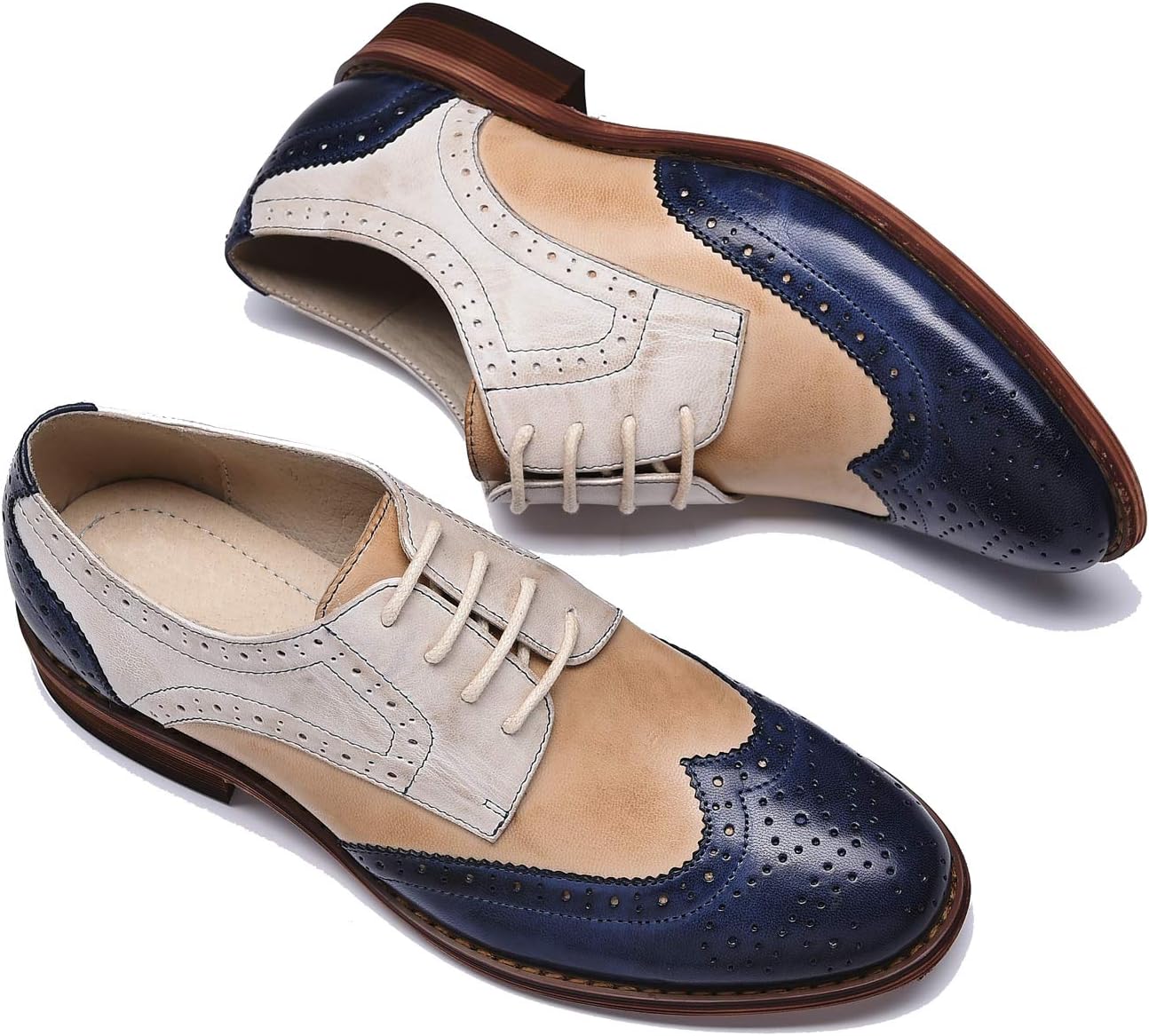 U-lite Women's Multicolor Leather Flat Oxfords Kenya Ubuy