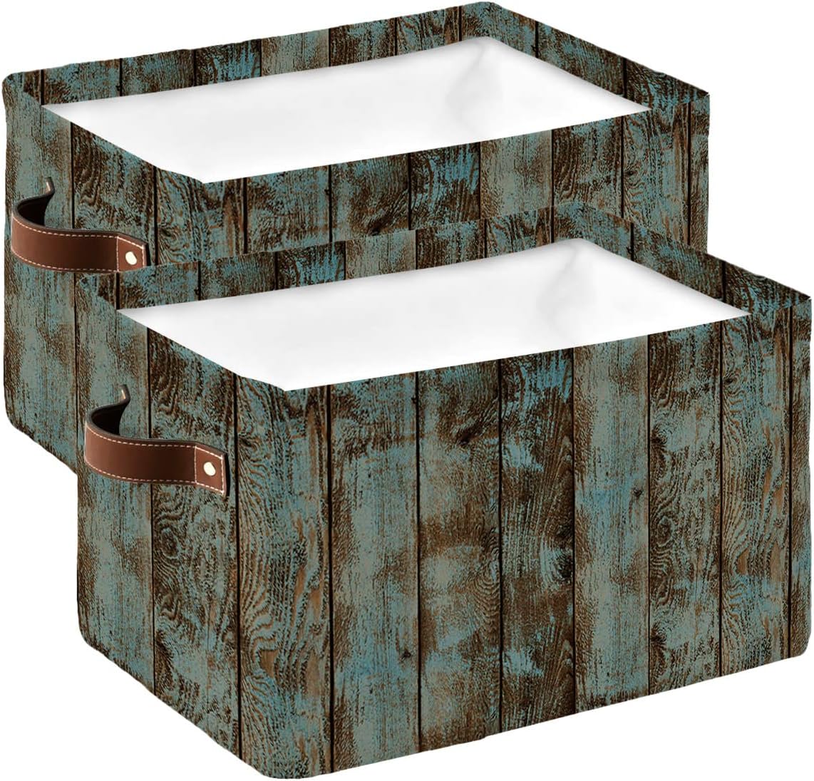 Storage Baskets for Shelves, Foldable Rectangle Storage