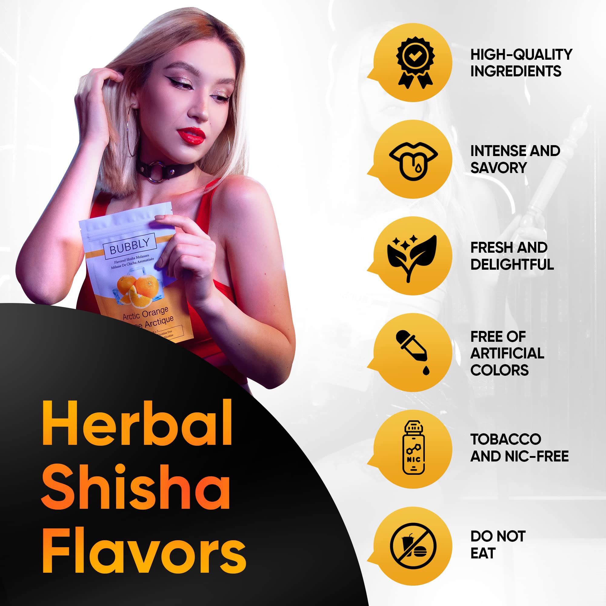 Buy Bubbly Shisha Flavors 250 g Herbal Hookah Flavors Fresh and