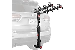 Allen 102DN 4-Bike Hitch Rack with Locking Anti-Sway Cradles