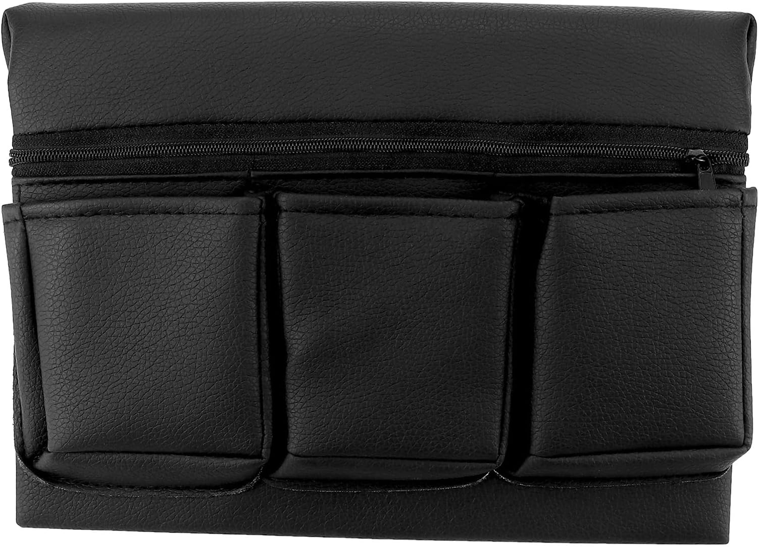 - Universal Car Door Side Storage Pocket - Black Leather Window Armrest Organizer Bag with Extra Storage Space for Vehicle Interior Accessories