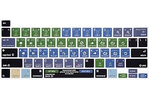 HRH Serato DJ Shortcuts Hotkey Silicone Keyboard Cover Protector for MacBook Pro...