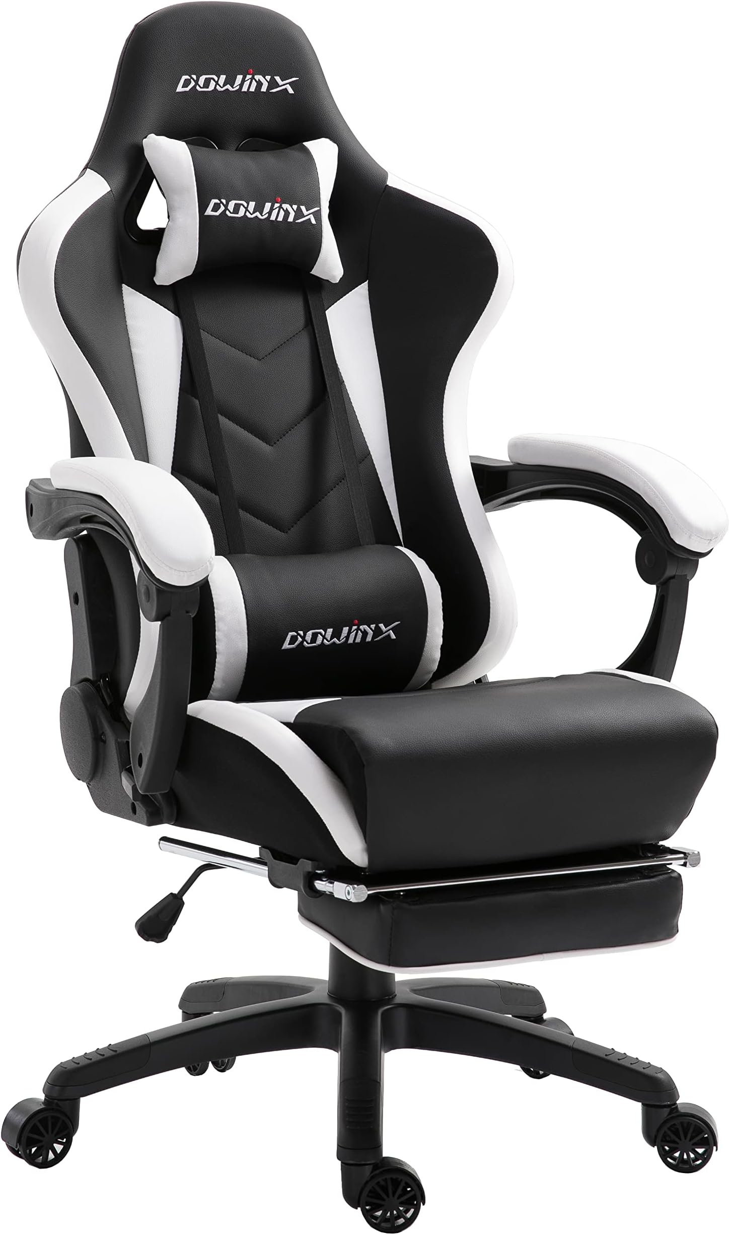 Dowinx Gaming Stuhl Mit Massage & Wärme - Ergonomischer Bürostuhl Mit Fußstütze