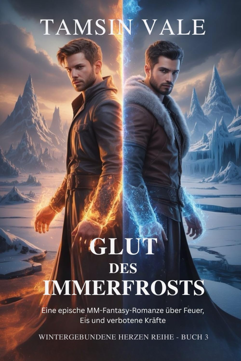 Glut des Immerfrosts: Eine epische MM-Fantasy-Romanze über Feuer, Eis und verbotene Kräfte: 3 (Wintergebundene Herzen Reihe: Eine MM-Paranormal-Romance voller Schnee, Geister und verbotener Magie)