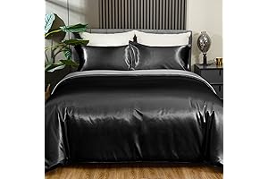 REDKEY Reversible Queen Size Cooling Comforter with Satin Finish and Two Pillowcases