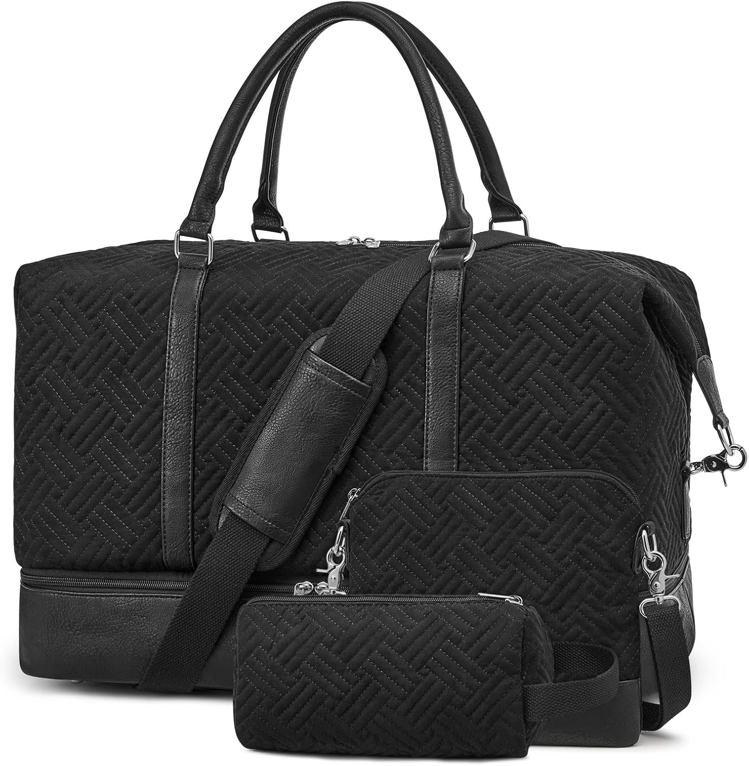 SZONE Uniex 3 Set Weekender Travel Bag 40L Soft Nylon Waterproof Carry