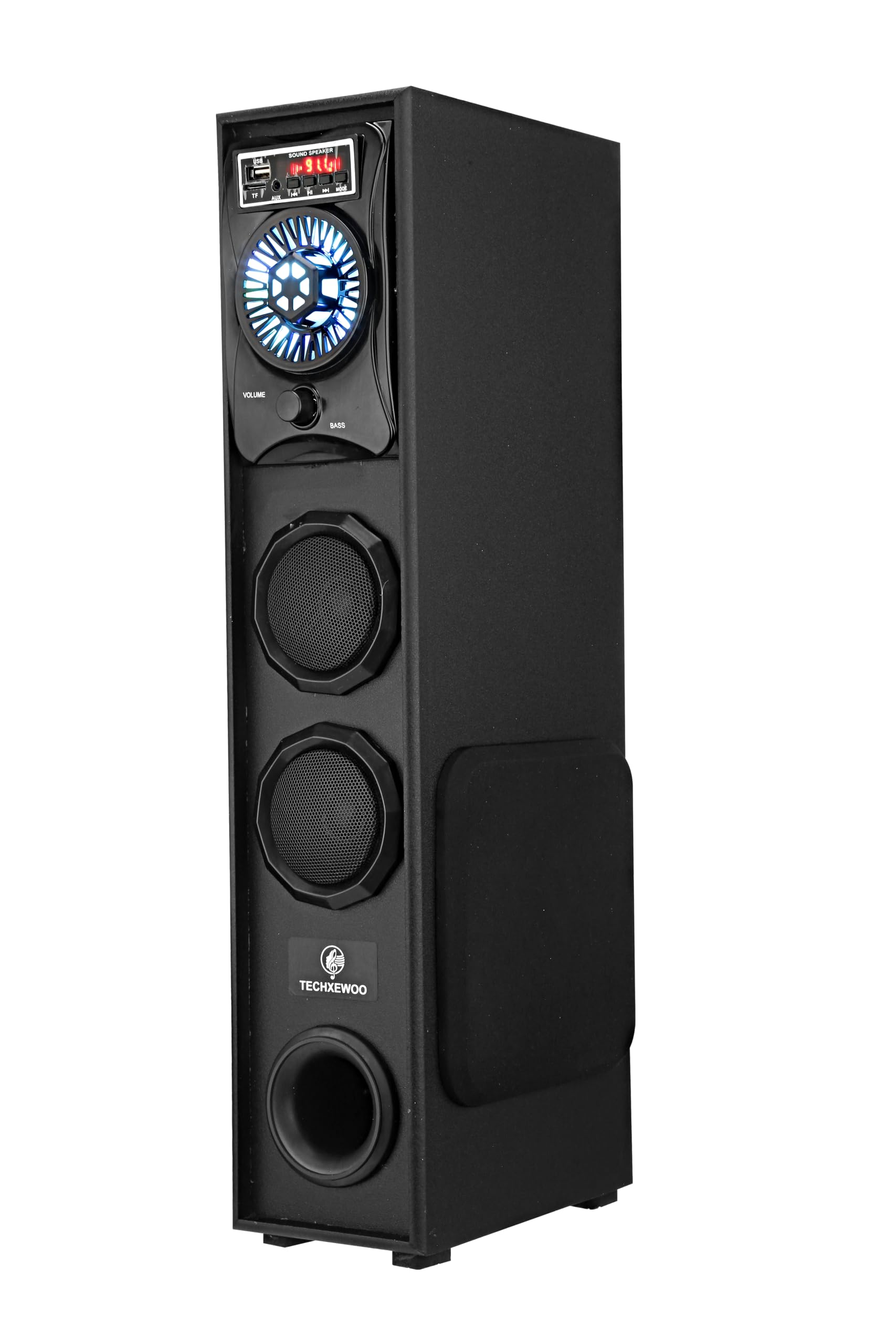 TECHXEWOO Party Blaster TS 511 Powerfull Home Theater Party with 200 Watts, Double 6" Woofers, Bluetooth, Mic Port, Inbuilt Karaoke,WTS, and Wide Connectivity Options Via Aux_in-picture-32