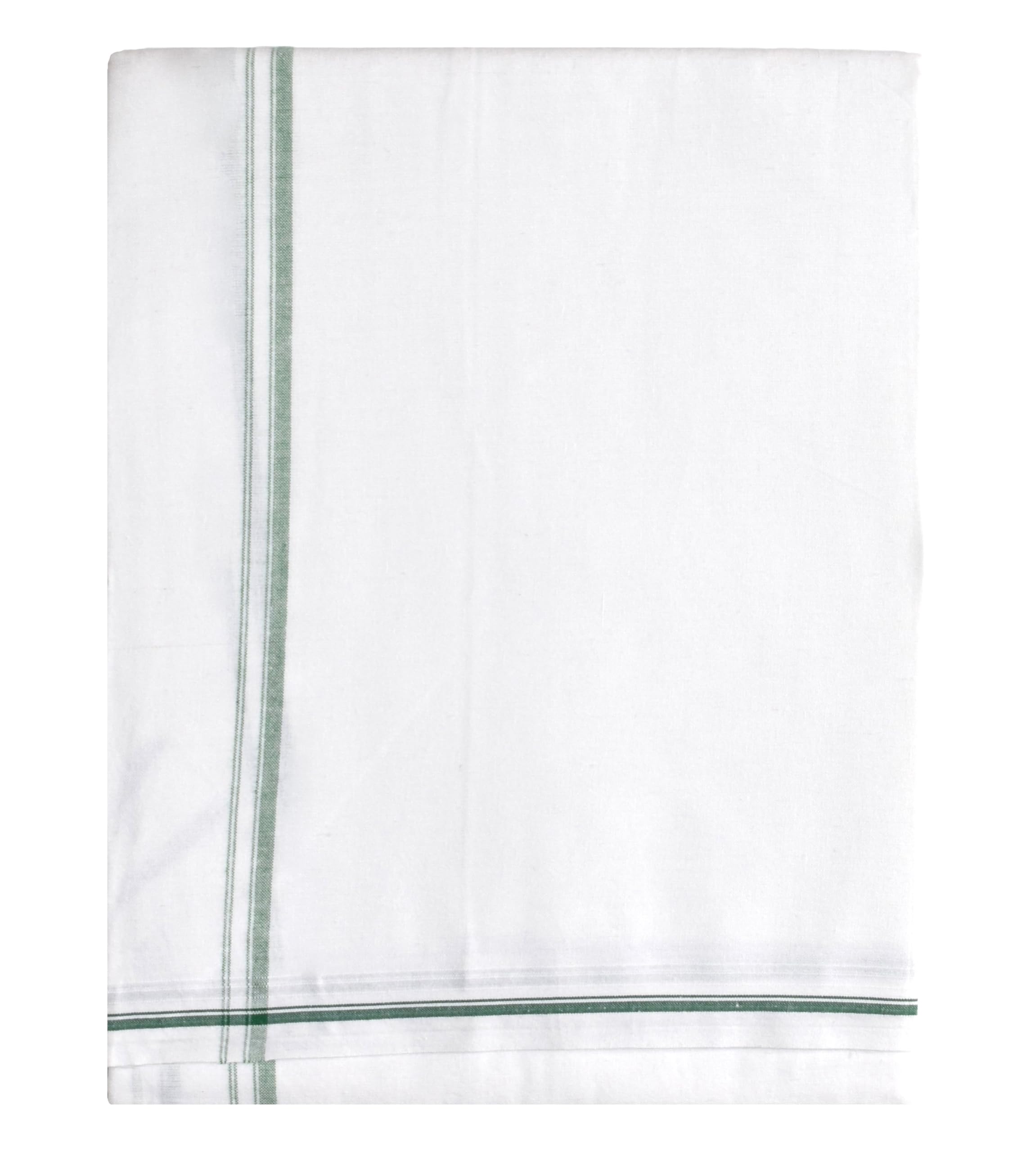 tuni mani Men's White Lion Cotton Single Dhoti/Length 2.0mtr Free Size-picture-48