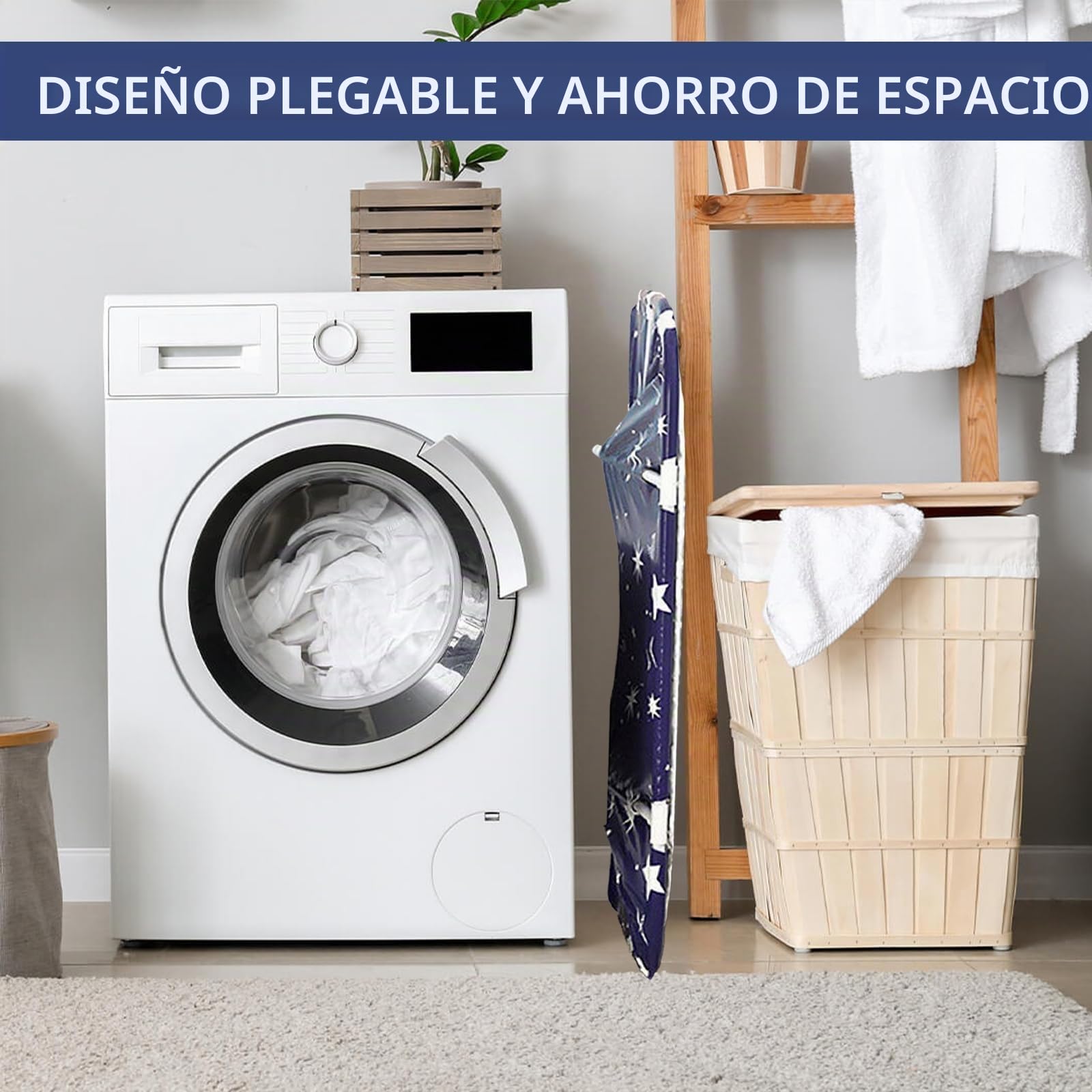 Bañera Plegable para Ducha, Bañera Portátil para Adultos con Cojines, Bañeras Independiente para Interiores y Exteriores, 120 x 55 x 50 cm (Azul)
