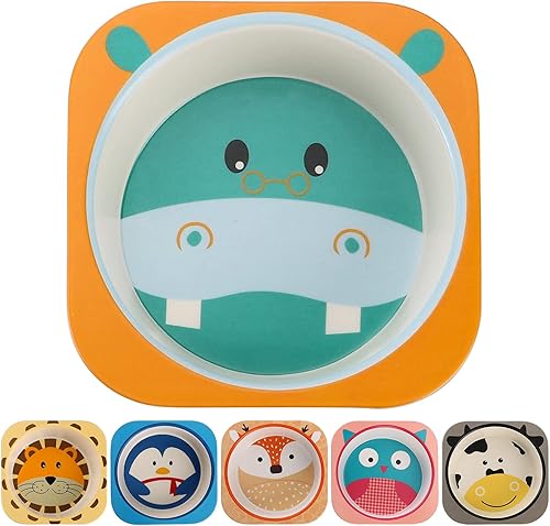 Miniatura 7 de ZEAYEA Paquete de 6 cuencos pequeños de 10 onzas, cuencos de dibujos animados duraderos para niños, sin BPA, lindo tazón de aperitivo, vajilla